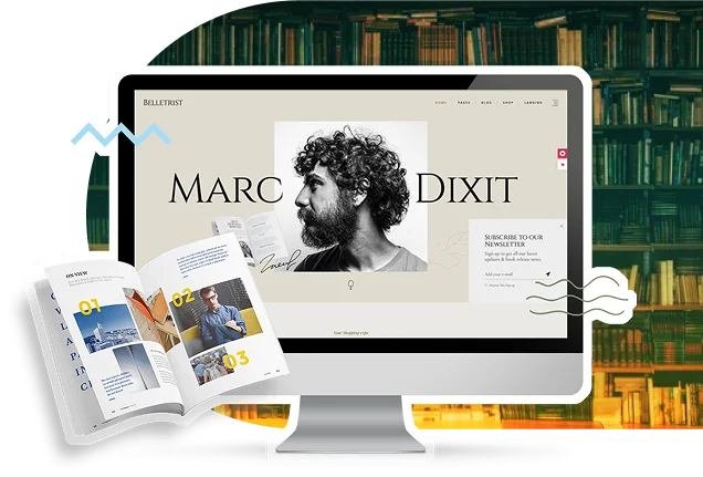 InkStone Publisher author website design services in the United States